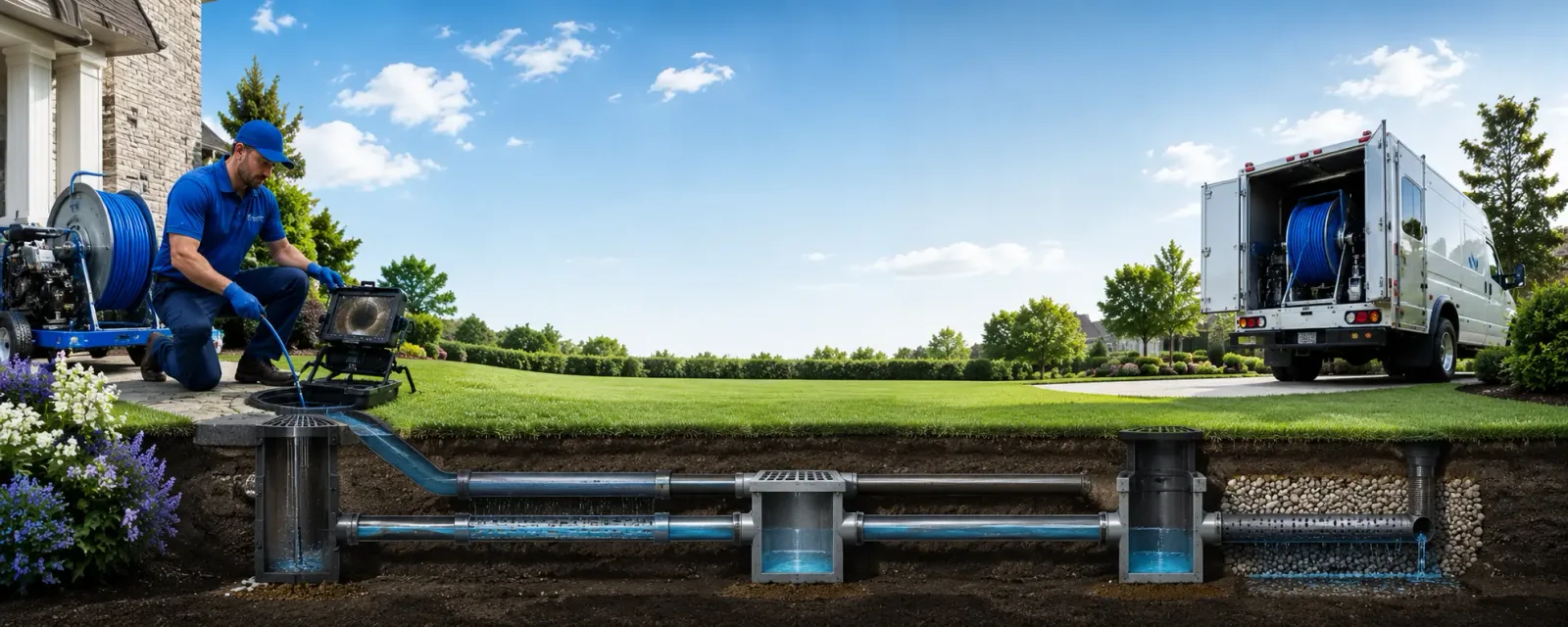 Outdoor drain cleaning information for Drumright, OK